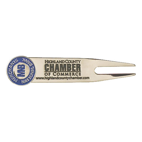 Golf Divot Tool with Ball Marker - Stainless.... from ASI 55610 Gempire/Floral Promotions