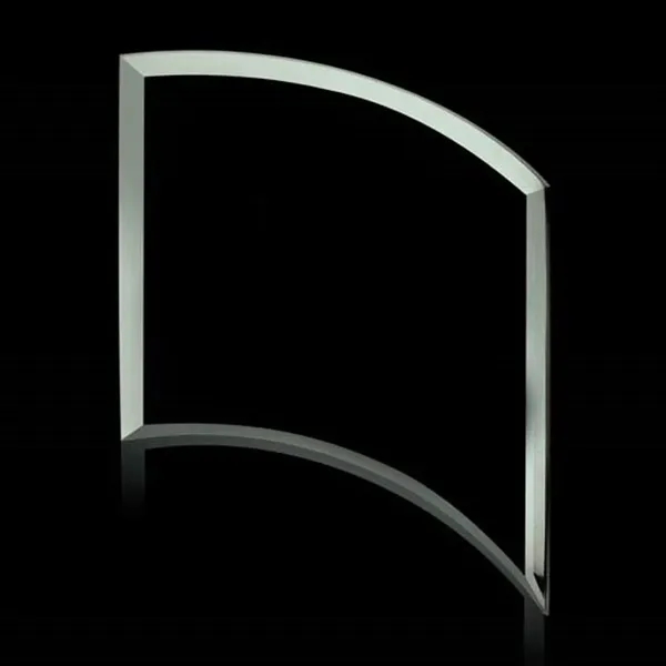 Beautiful square jade glass crescent award.... from ASI 84592 St Regis Group / St Regis