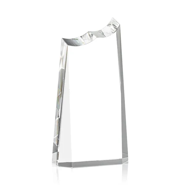 Thick free standing Optical Crystal award with deep beveled sides and... from ASI 84592 St Regis Group / St Regis