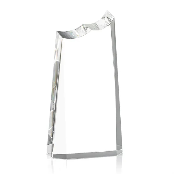 Thick free standing Optical Crystal award with deep beveled sides and... from ASI 84592 St Regis Group / St Regis