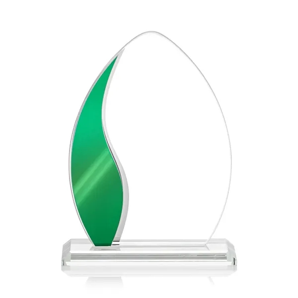 The Sherborne Starfire Crystal Award features an elegant Green Metallic accent... from ASI 84592 St Regis Group / St Regis