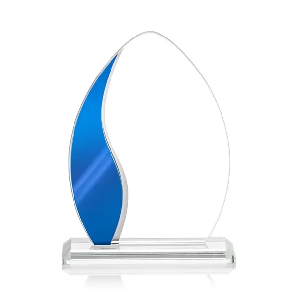 The Sherborne Starfire Crystal Award features an elegant Blue Metallic accent... from ASI 84592 St Regis Group / St Regis