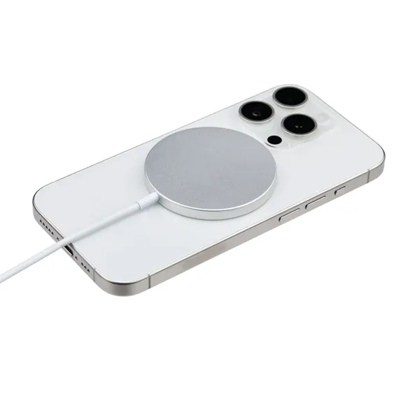Wireless Qi charger with built in magsafe magnets for easy alignment... from ASI 57655 STOPNGO Line