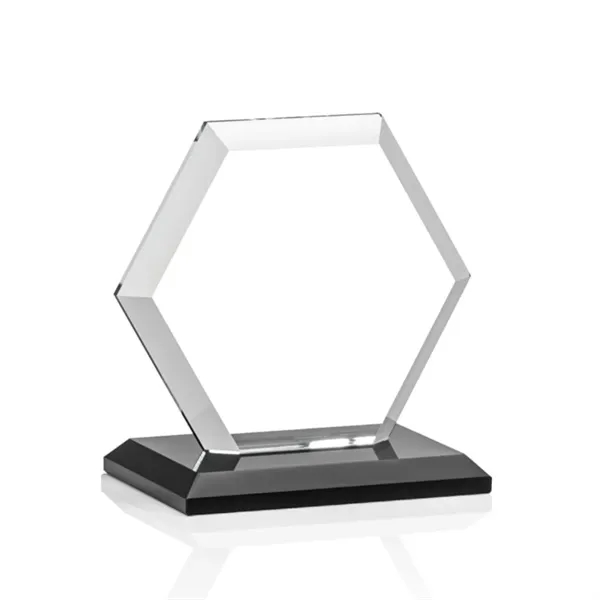 The Barnett Award features a beautifully beveled Starfire Crystal Hexagon mounted... from ASI 84592 St Regis Group / St Regis