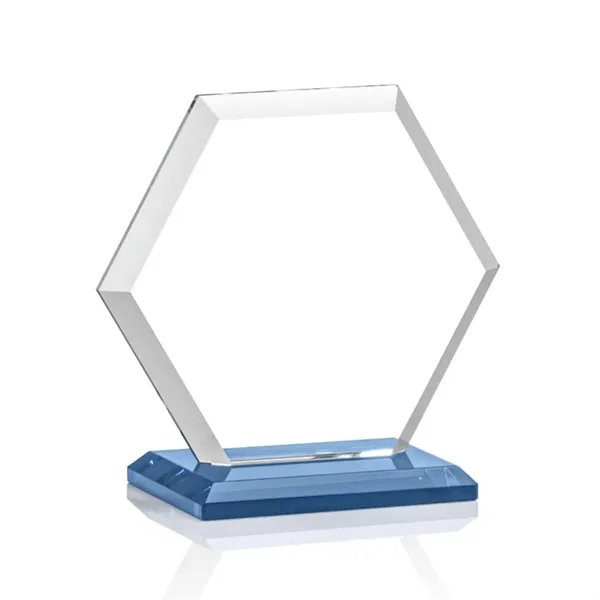 The Barnett Award features a beautifully beveled Starfire Crystal Hexagon mounted... from ASI 84592 St Regis Group / St Regis