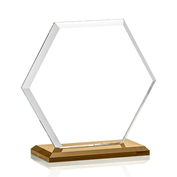 The Barnett Award features a beautifully beveled Starfire Crystal Hexagon mounted... from ASI 84592 St Regis Group / St Regis