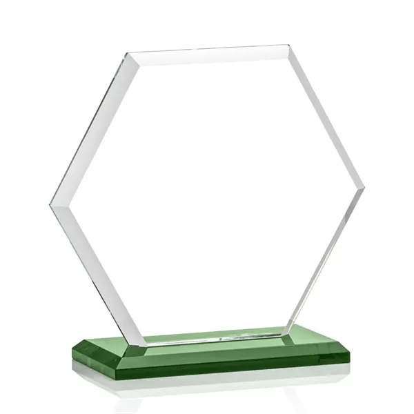 The Barnett Award features a beautifully beveled Starfire Crystal Hexagon mounted... from ASI 84592 St Regis Group / St Regis