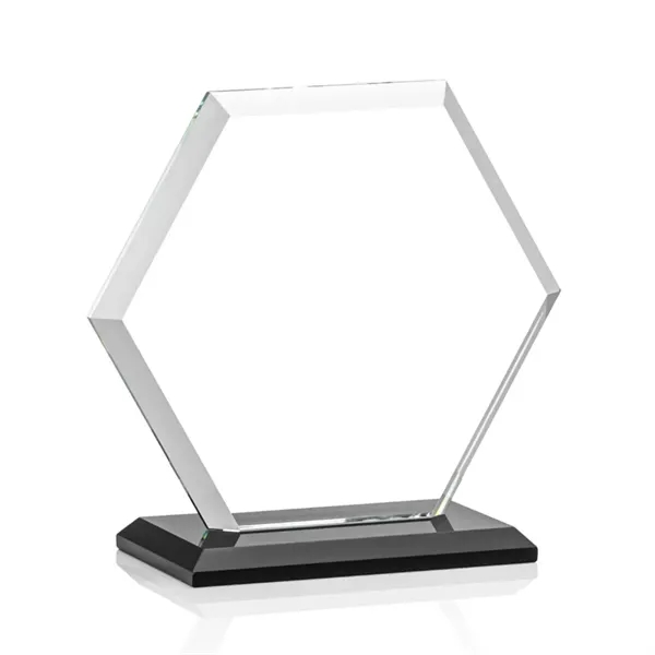 The Barnett Award features a beautifully beveled Starfire Crystal Hexagon mounted... from ASI 84592 St Regis Group / St Regis