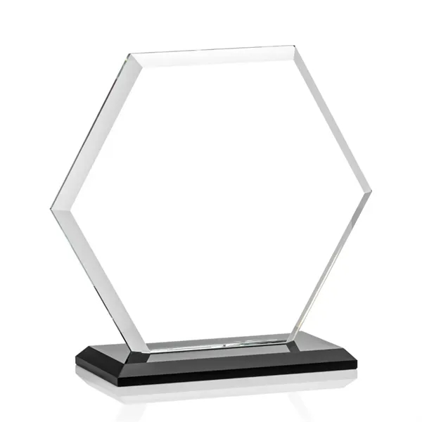 The Barnett Award features a beautifully beveled Starfire Crystal Hexagon mounted... from ASI 84592 St Regis Group / St Regis