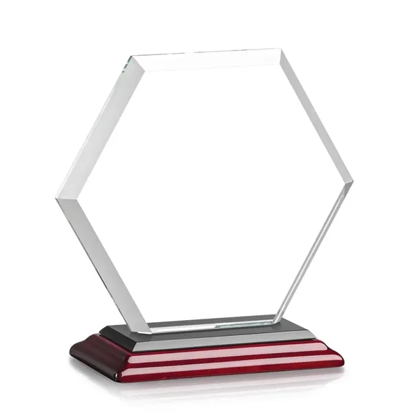 The Barnett Award features a beautifully beveled Starfire Crystal Hexagon mounted... from ASI 84592 St Regis Group / St Regis