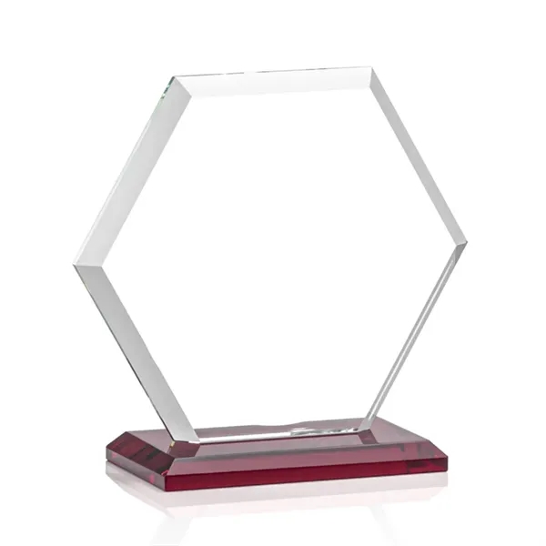 The Barnett Award features a beautifully beveled Starfire Crystal Hexagon mounted... from ASI 84592 St Regis Group / St Regis