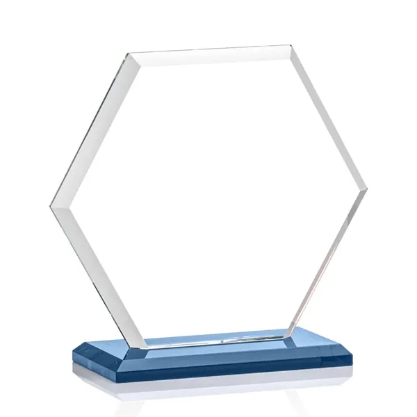 The Barnett Award features a beautifully beveled Starfire Crystal Hexagon mounted... from ASI 84592 St Regis Group / St Regis