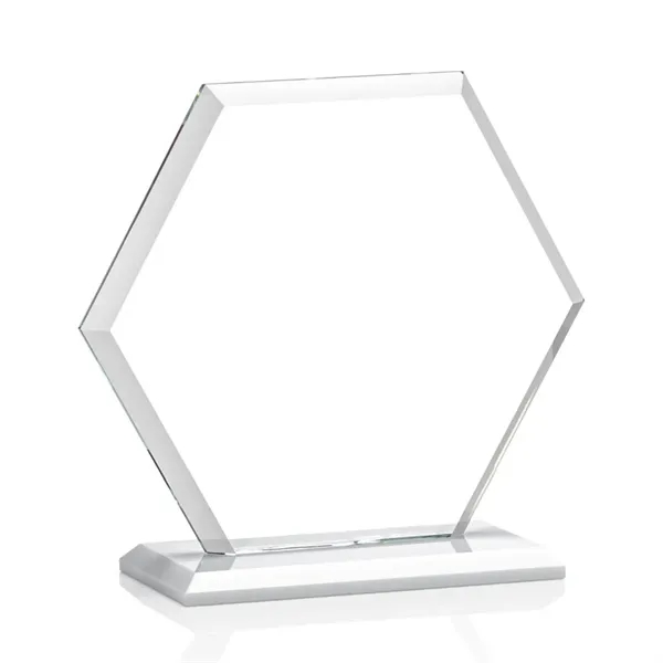 The Barnett Award features a beautifully beveled Starfire Crystal Hexagon mounted... from ASI 84592 St Regis Group / St Regis