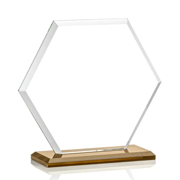 The Barnett Award features a beautifully beveled Starfire Crystal Hexagon mounted... from ASI 84592 St Regis Group / St Regis