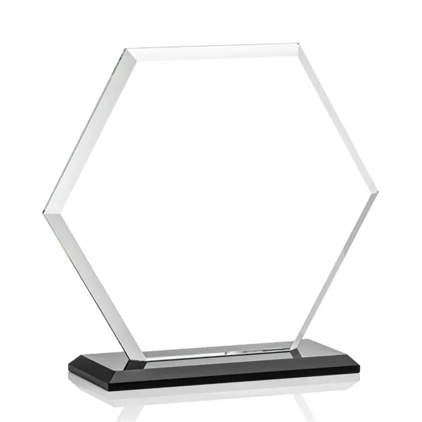 The Barnett Award features a beautifully beveled Starfire Crystal Hexagon mounted... from ASI 84592 St Regis Group / St Regis