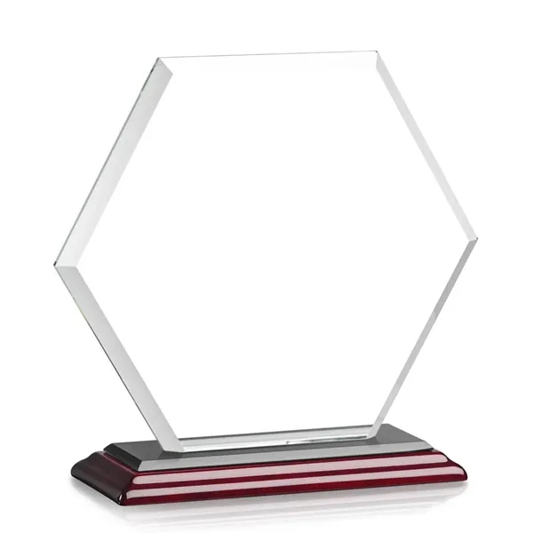 The Barnett Award features a beautifully beveled Starfire Crystal Hexagon mounted... from ASI 84592 St Regis Group / St Regis
