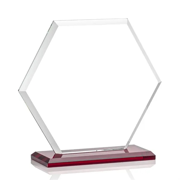 The Barnett Award features a beautifully beveled Starfire Crystal Hexagon mounted... from ASI 84592 St Regis Group / St Regis