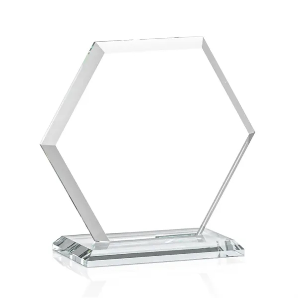 The Barnett Award features a beautifully beveled Starfire Crystal Hexagon mounted... from ASI 84592 St Regis Group / St Regis