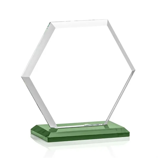 The Barnett Award features a beautifully beveled Starfire Crystal Hexagon mounted... from ASI 84592 St Regis Group / St Regis