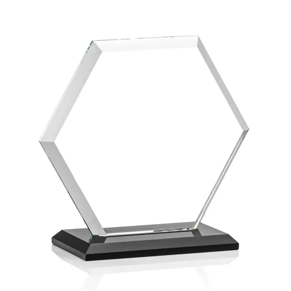 The Barnett Award features a beautifully beveled Starfire Crystal Hexagon mounted... from ASI 84592 St Regis Group / St Regis