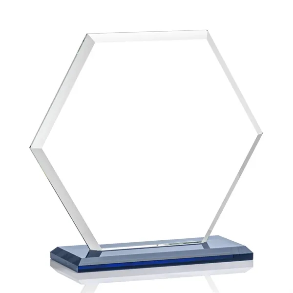 The Barnett Award features a beautifully beveled Starfire Crystal Hexagon mounted... from ASI 84592 St Regis Group / St Regis