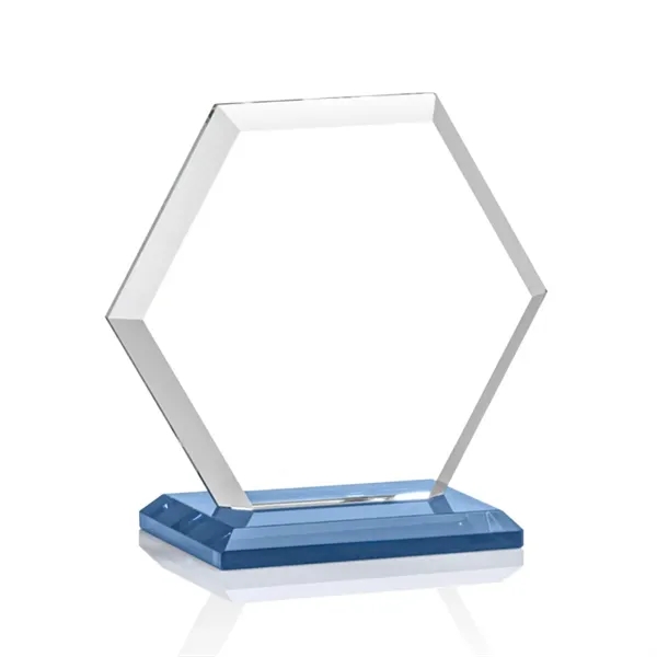 The Barnett Award features a beautifully beveled Starfire Crystal Hexagon mounted... from ASI 84592 St Regis Group / St Regis