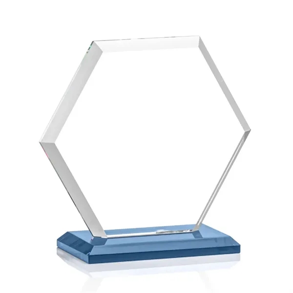 The Barnett Award features a beautifully beveled Starfire Crystal Hexagon mounted... from ASI 84592 St Regis Group / St Regis