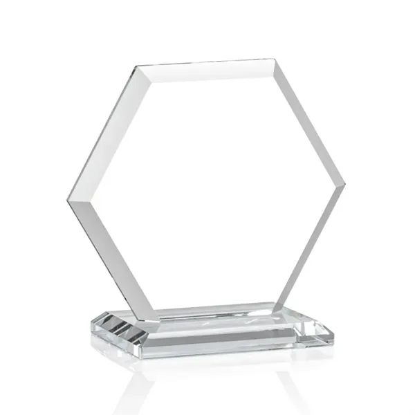 The Barnett Award features a beautifully beveled Starfire Crystal Hexagon mounted... from ASI 84592 St Regis Group / St Regis