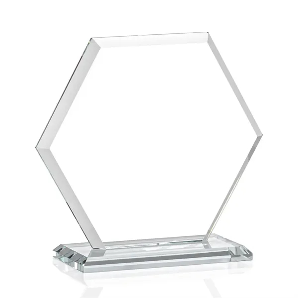 The Barnett Award features a beautifully beveled Starfire Crystal Hexagon mounted... from ASI 84592 St Regis Group / St Regis