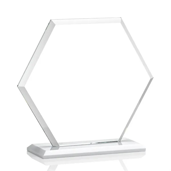 The Barnett Award features a beautifully beveled Starfire Crystal Hexagon mounted... from ASI 84592 St Regis Group / St Regis