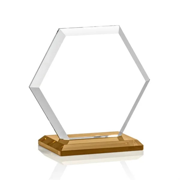 The Barnett Award features a beautifully beveled Starfire Crystal Hexagon mounted... from ASI 84592 St Regis Group / St Regis