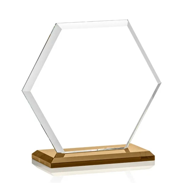 The Barnett Award features a beautifully beveled Starfire Crystal Hexagon mounted... from ASI 84592 St Regis Group / St Regis