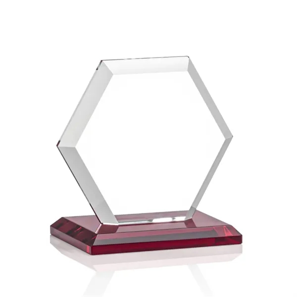 The Barnett Award features a beautifully beveled Starfire Crystal Hexagon mounted... from ASI 84592 St Regis Group / St Regis