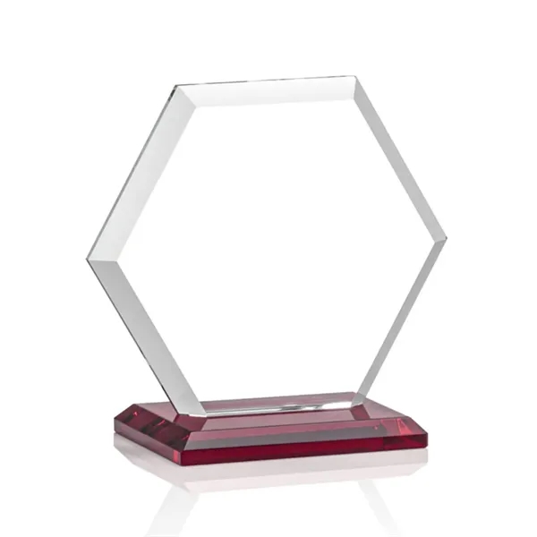 The Barnett Award features a beautifully beveled Starfire Crystal Hexagon mounted... from ASI 84592 St Regis Group / St Regis