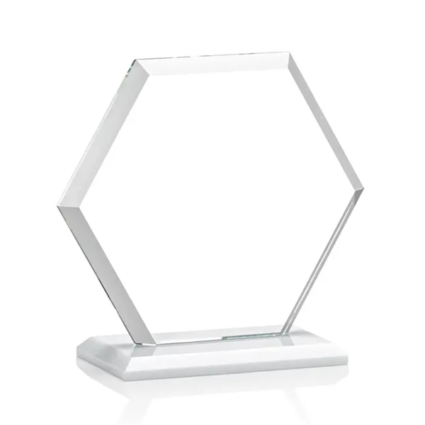 The Barnett Award features a beautifully beveled Starfire Crystal Hexagon mounted... from ASI 84592 St Regis Group / St Regis