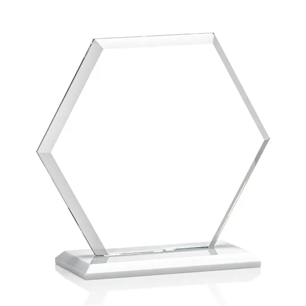 The Barnett Award features a beautifully beveled Starfire Crystal Hexagon mounted... from ASI 84592 St Regis Group / St Regis