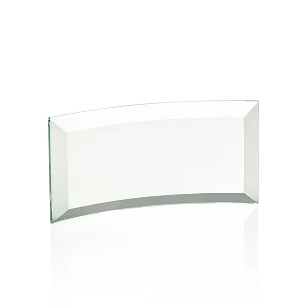 Jade 3/8-inch thick curved award with beveled edges.... from ASI 84592 St Regis Group / St Regis