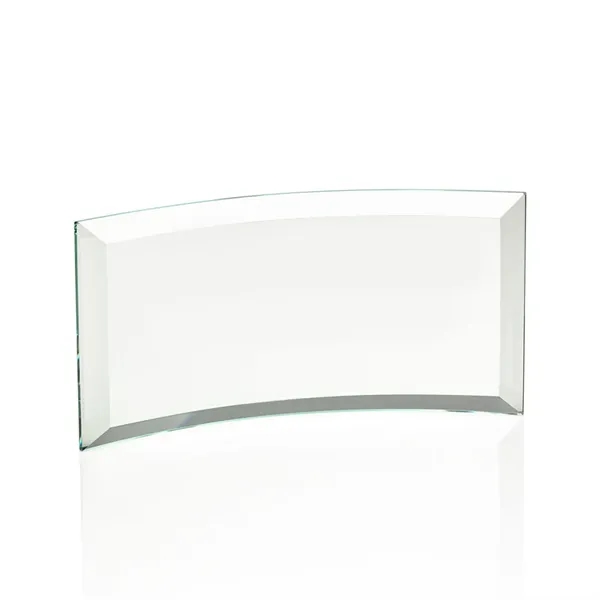 Jade 3/8-inch thick curved award with beveled edges.... from ASI 84592 St Regis Group / St Regis