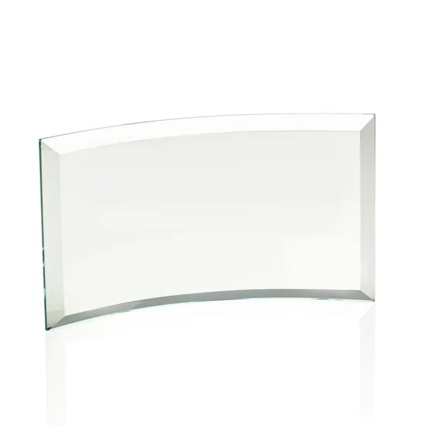 Jade 3/8-inch thick curved award with beveled edges.... from ASI 84592 St Regis Group / St Regis