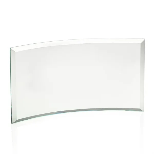 Jade 3/8-inch thick curved award with beveled edges.... from ASI 84592 St Regis Group / St Regis