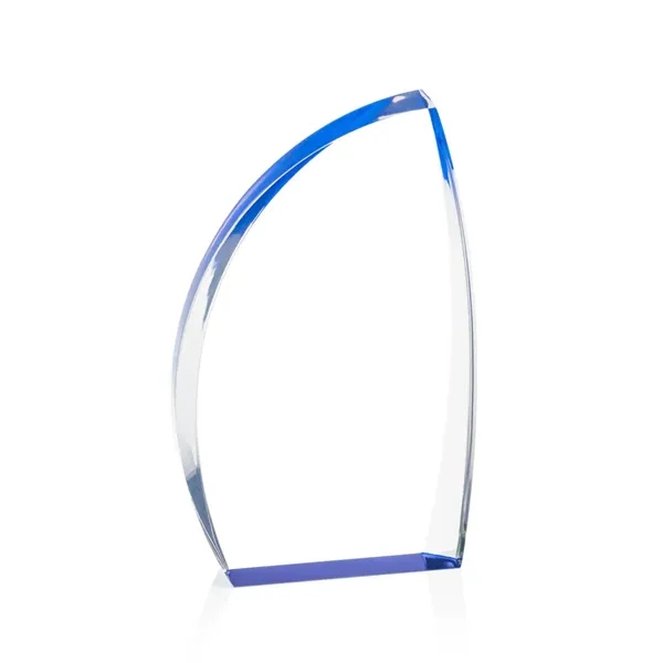 The Duncan VividPrint™ Award features solid clear acrylic with blue accent... from ASI 84592 St Regis Group / St Regis