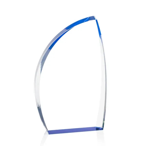 The Duncan VividPrint™ Award features solid clear acrylic with blue accent... from ASI 84592 St Regis Group / St Regis