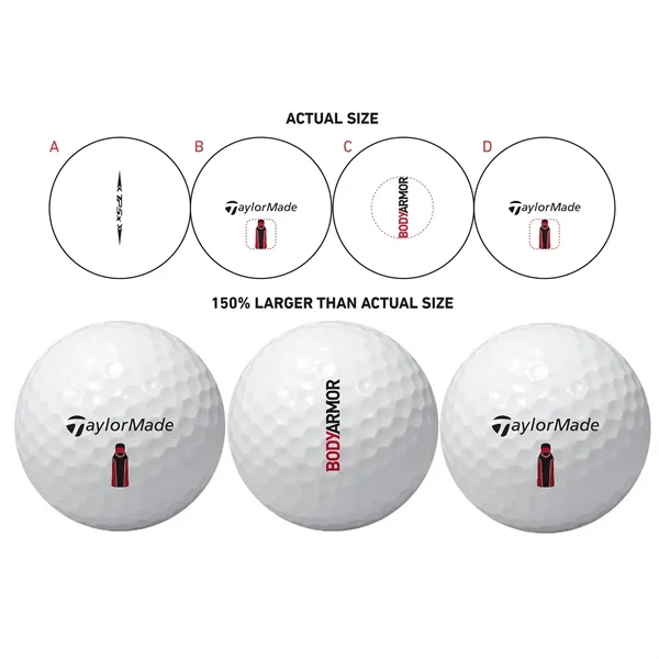 TaylorMade TP5X MySymbol golf balls, box contains 12 white balls and... from ASI 38120 Ball Pro / Diversified Quality Kitchenware
