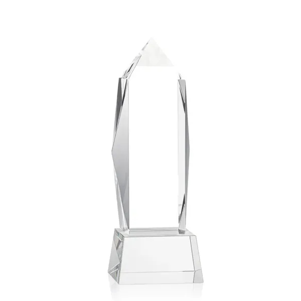 Lustrous optical crystal award with beautifully, beveled peaks and a Clear... from ASI 84592 St Regis Group / St Regis