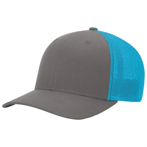 Richardson 110 R-Flex six panel cotton, polyester and spandex trucker hat... from ASI 74601 Calico