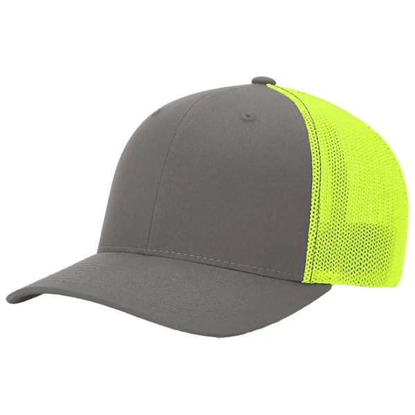 Richardson 110 R-Flex six panel cotton, polyester and spandex trucker hat... from ASI 74601 Calico