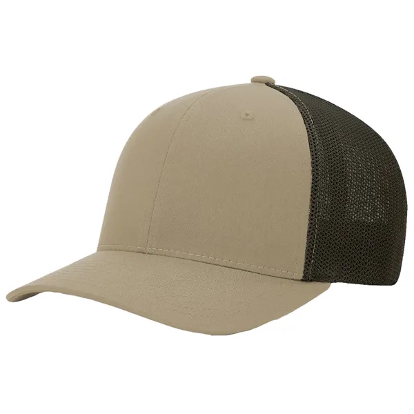 Richardson 110 R-Flex six panel cotton, polyester and spandex trucker hat... from ASI 74601 Calico