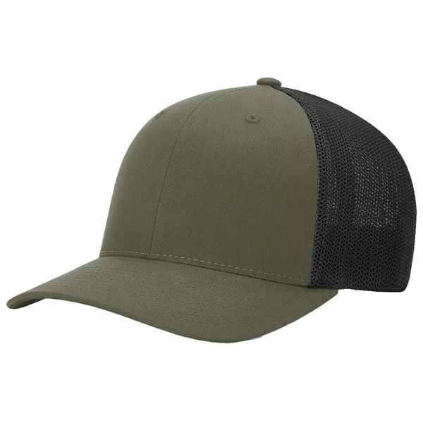 Richardson 110 R-Flex six panel cotton, polyester and spandex trucker hat... from ASI 74601 Calico