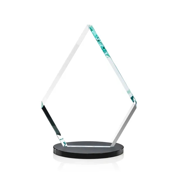 Starfire crystal award with ebony oval base.... from ASI 84592 St Regis Group / St Regis