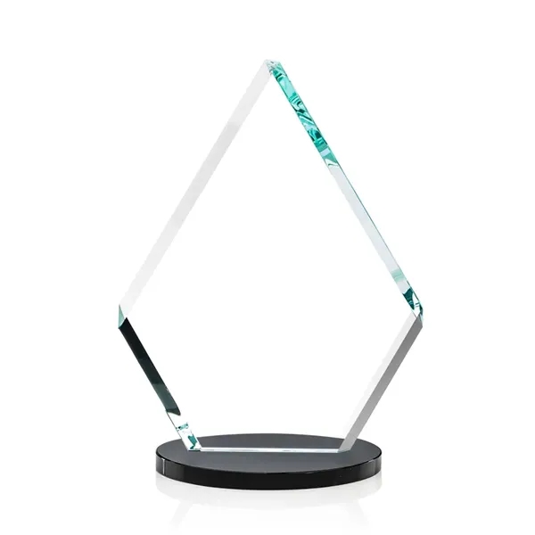 Starfire crystal award with ebony oval base.... from ASI 84592 St Regis Group / St Regis